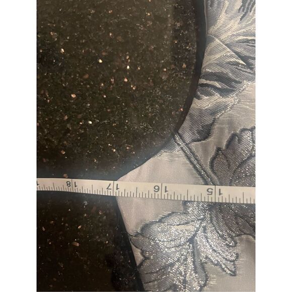 ELLIATT Blossom Fit & Flare Mini Dress silver multi Wedding guest  size S NWT - Picture 6 of 7